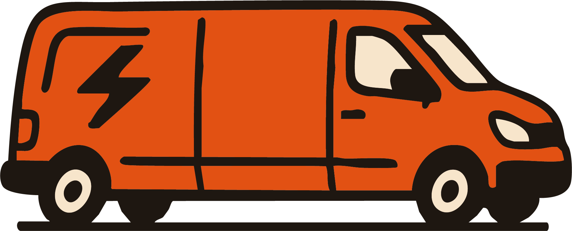 LWB van courier
